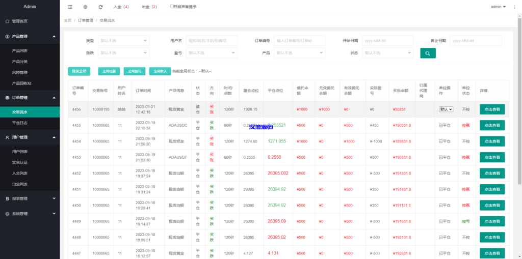 图片[15]-汉城海外/运营版微盘系统/期货黄金白银交易/微交易源码/代理后台
