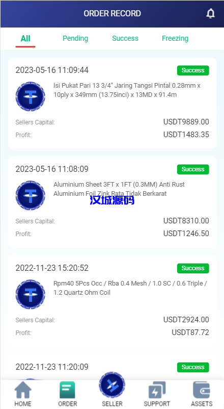图片[7]-汉城海外/海外抢单刷单源码/打针做单叠加组抢单/USDT充提