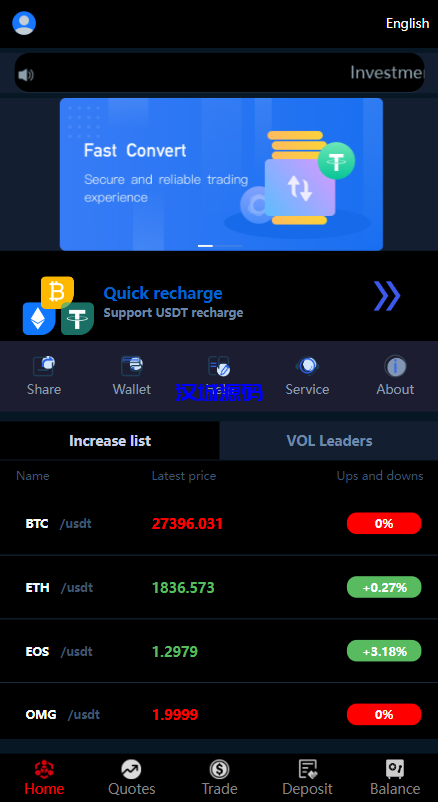 图片[1]-汉城海外/海外多语言微交易系统/虚拟币微盘源码/伪交易所源码