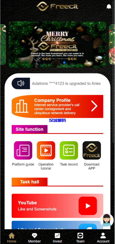 图片[2]-汉城海外/多语言任务点赞系统/TIKTOK脸书任务平台/金币兑换系统/前端VUE源码