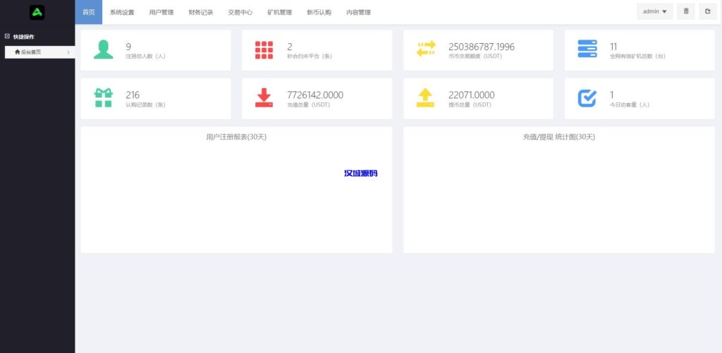 图片[12]-汉城海外/全新优化版区块链交易所/币币秒合约交易/IEO认购/质押挖矿