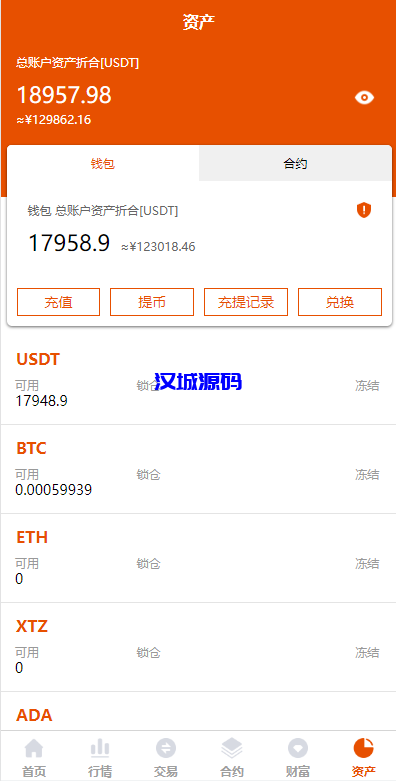 图片[12]-汉城海外/全新UI多语言交易所/永续合约交易/基金理财/锁仓质押交易所源码