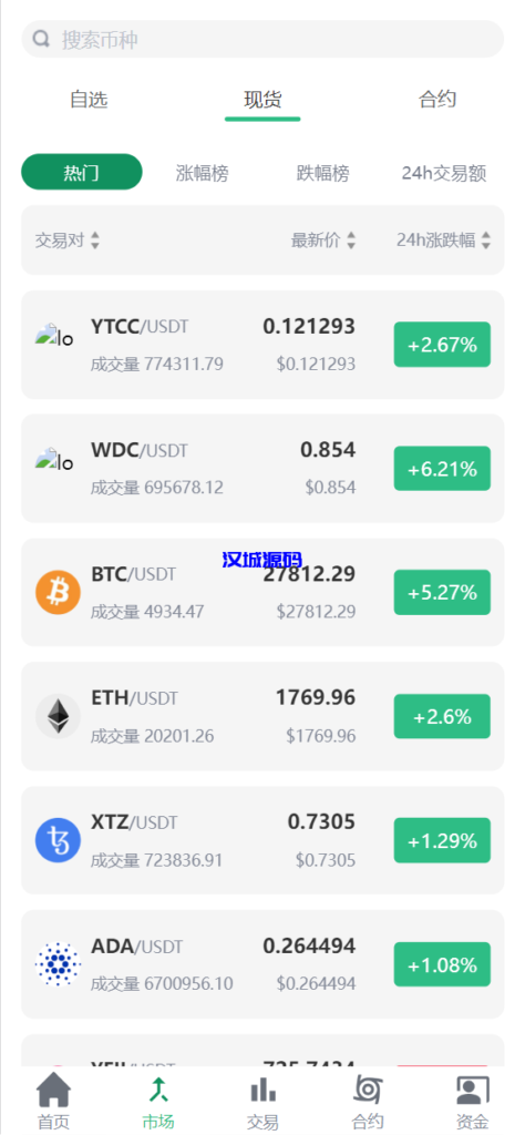 图片[2]-汉城海外/全新架构Java交易所-Vue
