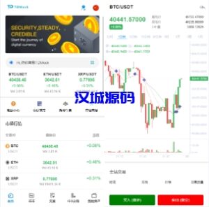 汉城海外/Bbank二开平台币/后台预生成K线/质押生息/IEO认购/币币合约交易