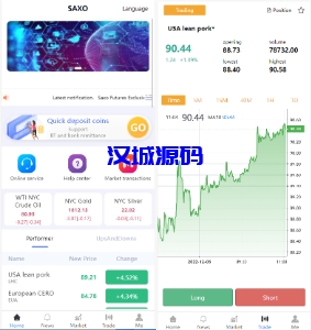汉城海外/最新vue开源多语言秒合约微盘/仿交易所