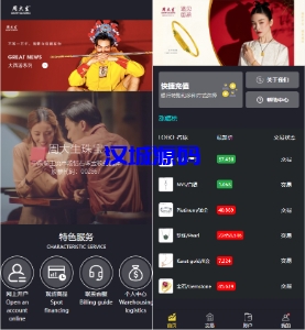 汉城海外/uinapp版微交易系统/贵金属交易平台/定制版微盘源码