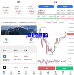 汉城海外/二开版uinapp微盘系统/微交易所系统/微盘源码