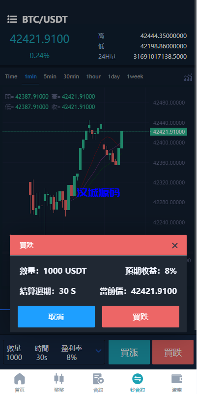 图片[5]-多语言交易所系统/币币交易/合约秒合约交易所/质押挖矿-汉城海外源码