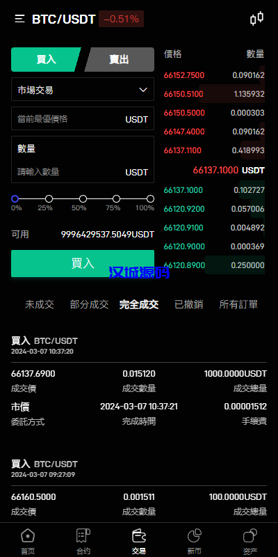 图片[5]-多语言交易所系统/秒合约交易/币币合约/c2c/质押投资-汉城海外源码