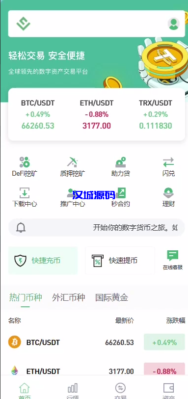 图片[1]-海外Java交易所/DeFI挖矿/外汇国际黄金/包网系列产品-汉城海外源码