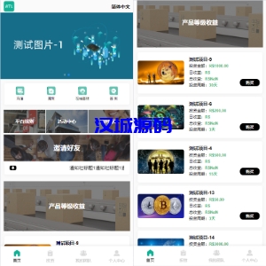 海外多语言投资理财系统/投资认购系统/前端vue-汉城海外源码