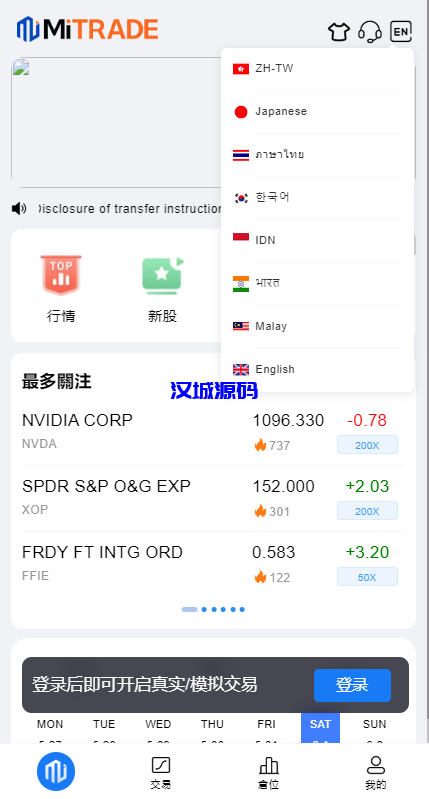 图片[2]-综合盘股票系统/海外多语言股票系统/股票配资交易策略源码-汉城海外源码