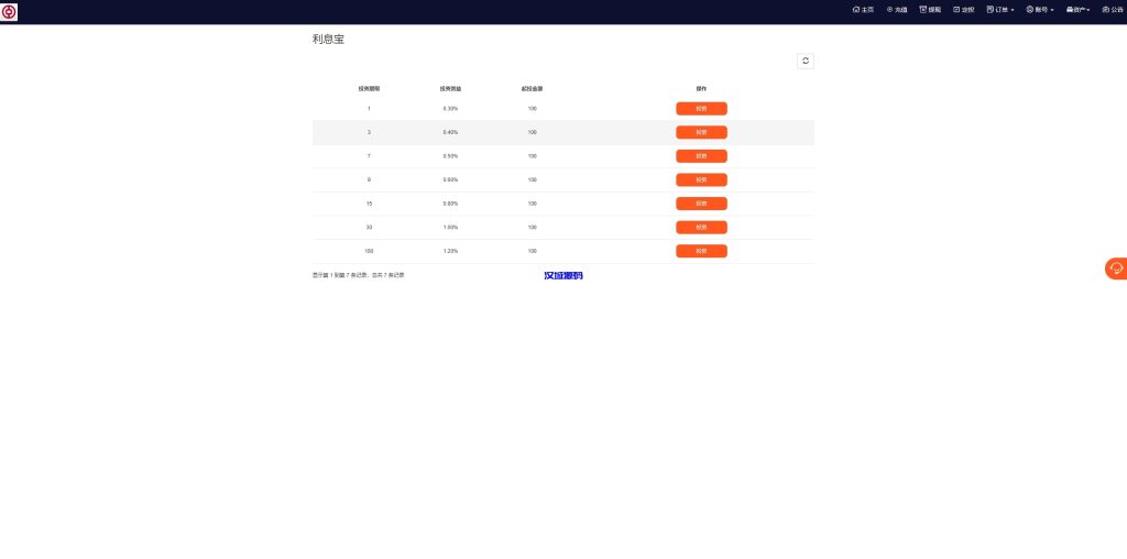 图片[5]-PC自适应微盘系统/微交易所/伪交易所/利息宝/单控全控-汉城海外源码