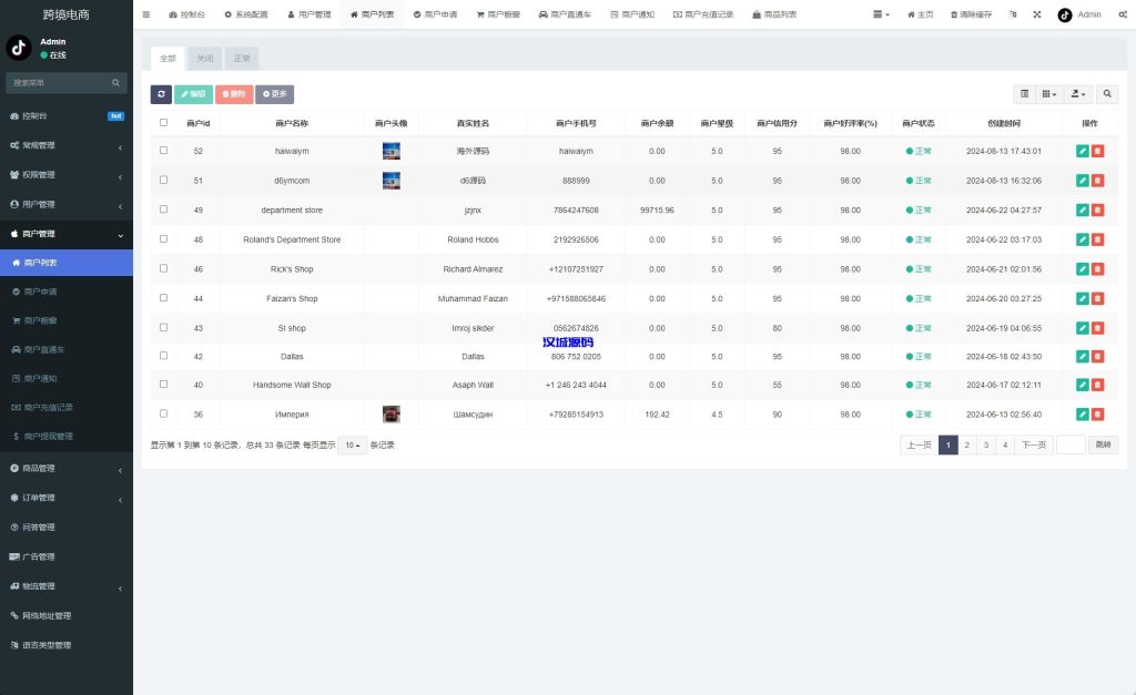 图片[18]-新版Tiktok跨境商城系统/多语言tiktok商城/内置客服/内嵌tiktok-汉城海外源码