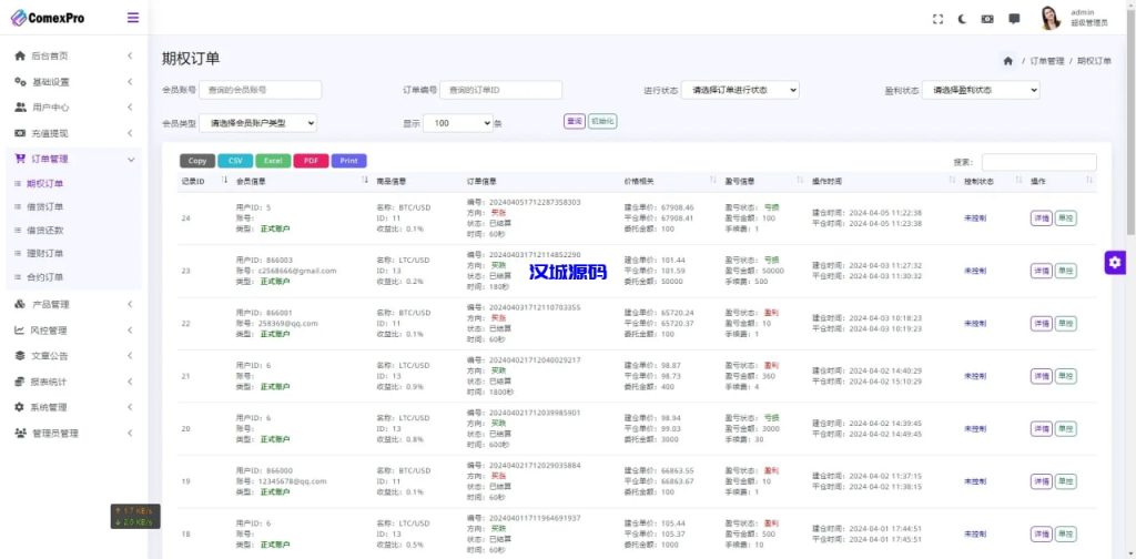 图片[11]-多语言综合交易所系统/外汇/期货虚拟币交易/AI量化/贷款-汉城海外源码