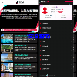 多语言TIKTOK酒店刷单/酒店抢单刷单系统/连单卡单-汉城海外源码