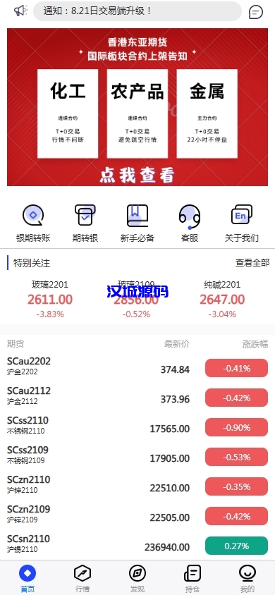 图片[1]-股票期货交易系统/股票外汇交易所/前端uniapp-汉城海外源码