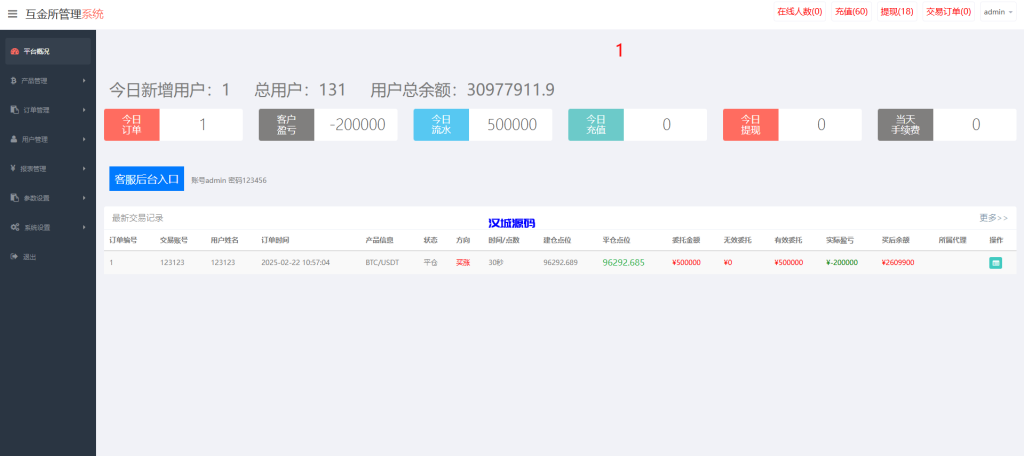 图片[11]-海外微盘系统/越南微交易/虚拟币秒合约交易源码-汉城海外源码