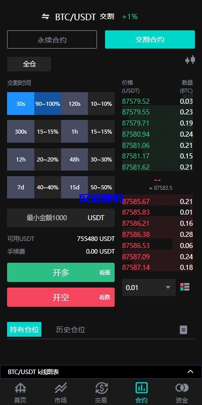 图片[6]-海外多语言交易所系统/永续合约交割合约/C2C/K线控制-汉城海外源码