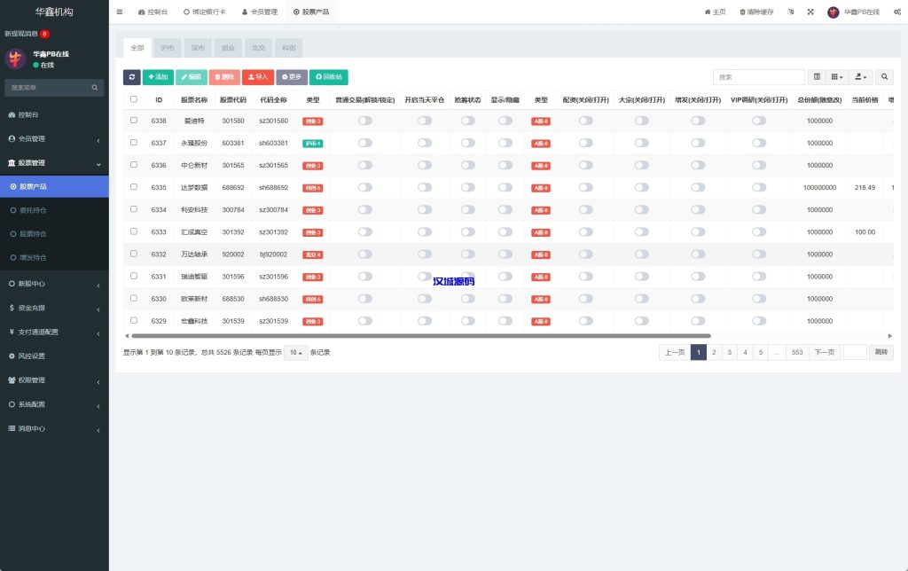 图片[11]-A股股票交易系统/新股申购/证券交易/前端VUE-汉城海外源码