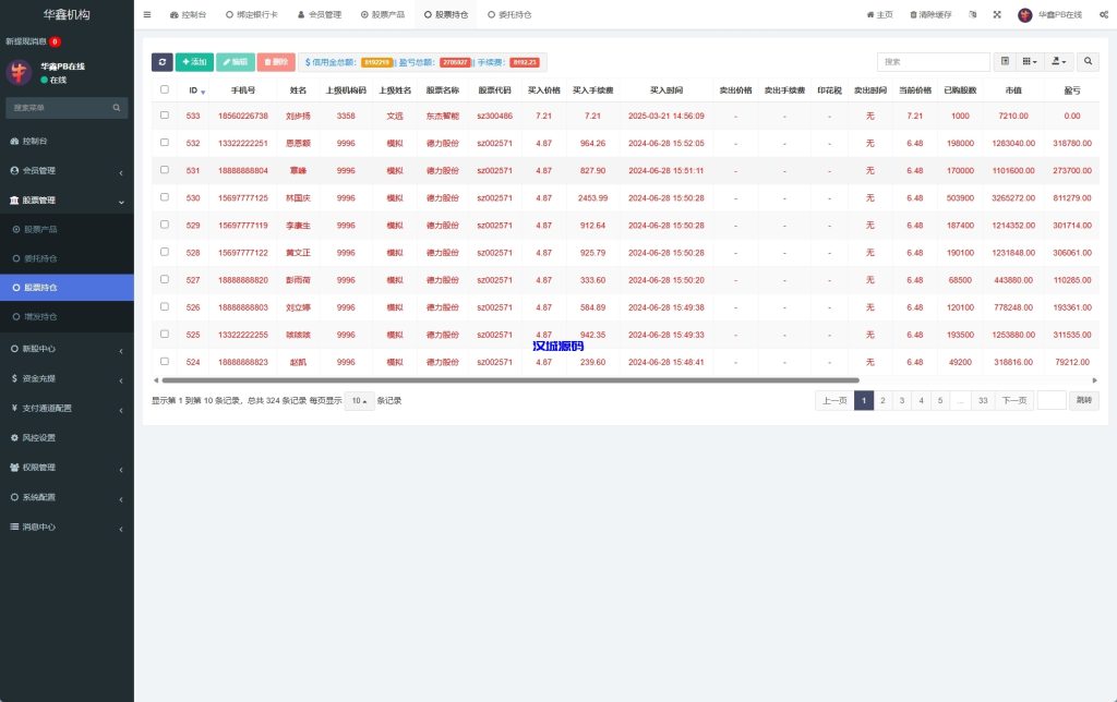 图片[12]-A股股票交易系统/新股申购/证券交易/前端VUE-汉城海外源码