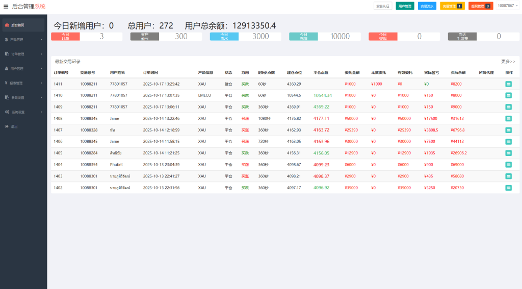 图片[10]-海外微交易系统#多语言微盘/外汇交易#时间盘-汉城海外源码