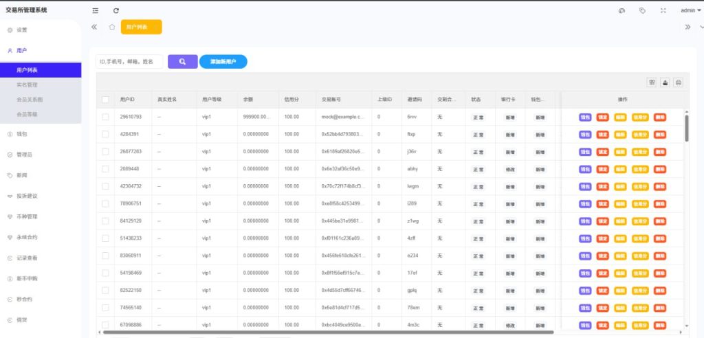 图片[12]-多语言海外交易所系统源码#外汇#期货/虚拟币#Ai量化#贷款#期权交易-汉城海外源码