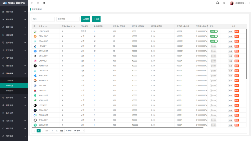 图片[26]-多语言JAVA交易所￥永续合约/期权/秒合约*质押/理财/认购-汉城海外源码