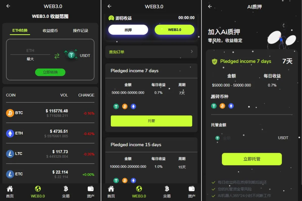 图片[3]-新版海外DAPP交易所#期权交易#质押#信用分-汉城海外源码