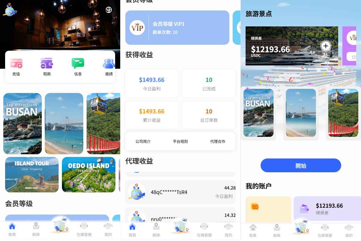 海外酒店抢单刷单系统/卡单连单/信用分/前端uniapp-汉城海外源码