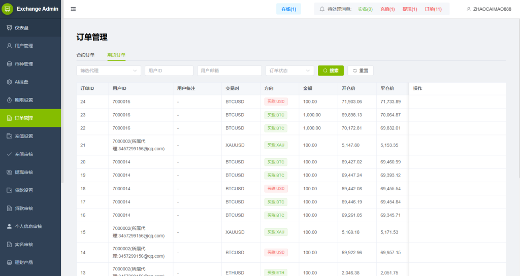图片[26]-多语言DAPP综合盘交易所/外汇/虚拟币/贵金属/AI控盘-汉城海外源码