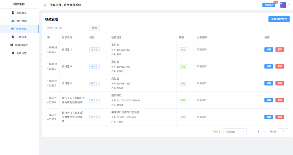 图片[13]-贷款催收系统/小额贷款/贷款逾期催收/java开发-汉城海外源码