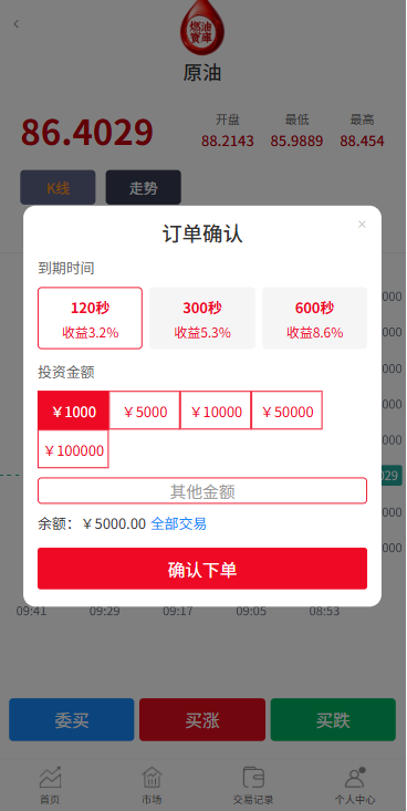 图片[4]-燃油宝微交易系统/能源时间盘/委买微盘/信用分/实名认证-汉城海外源码