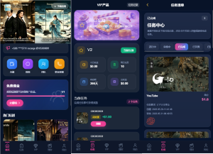 多语言视频任务系统/VIP任务/视频返利/余额宝/前端VUE-汉城海外源码